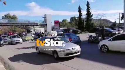 Δυνατό μήνυμα από επαγγελματίες της Χαλκίδας. Διαμαρτυρήθηκαν με αυτοκινητοπομπή