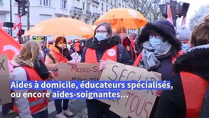"Et nous?": les personnels du médico-social réclament des hausses de salaires