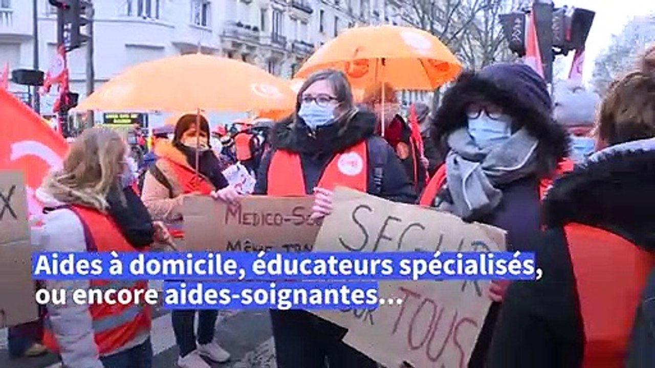 "Et nous?": les personnels du médico-social réclament des hausses de salaires
