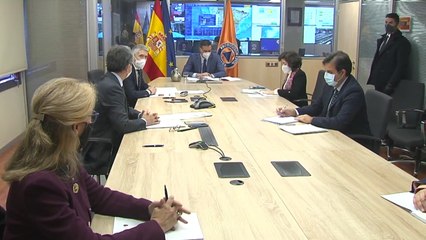 Reunión del CECOD en las instalaciones de Protección Civil