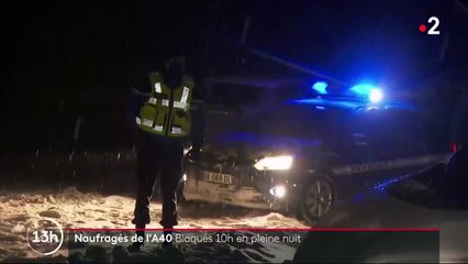 Ain : la nuit cauchemardesque d'automobilistes bloqués sur l'A40