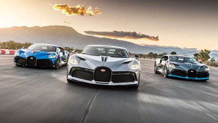 Les premières Bugatti Divo américaines en action sur circuit
