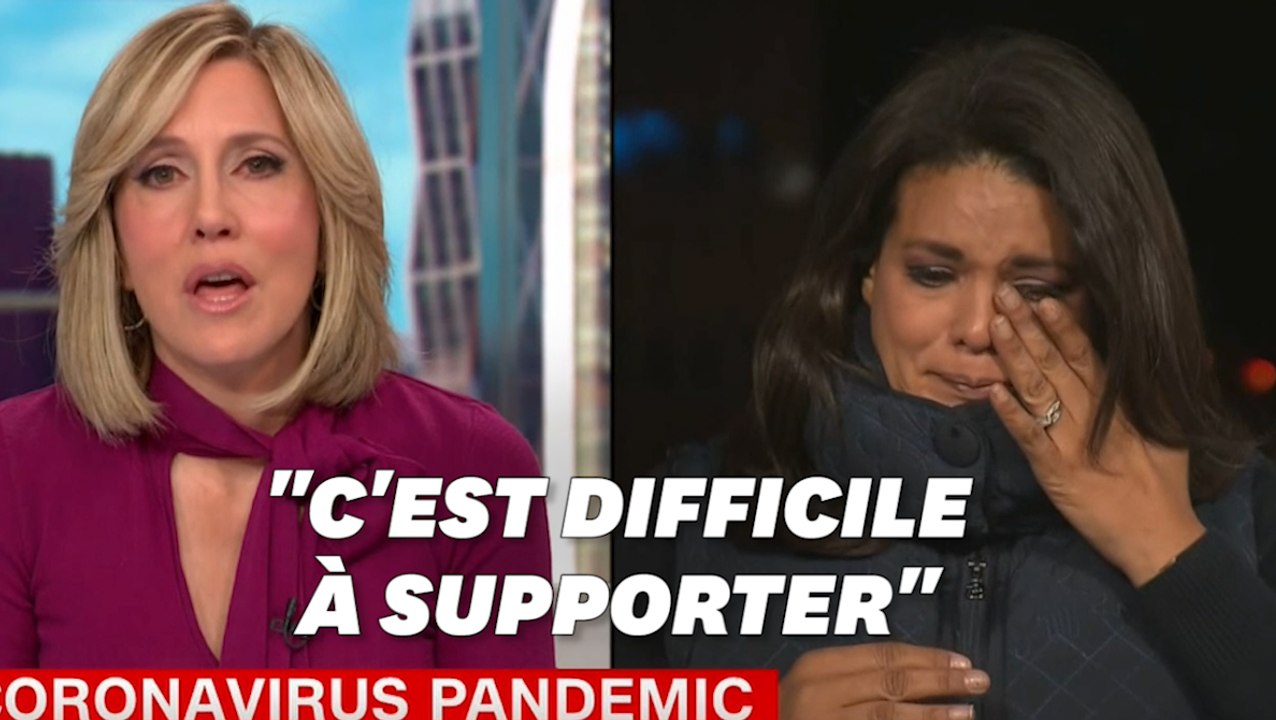 Covid-19: une journaliste de CNN fond en larmes devant l'ampleur de l'épidémie