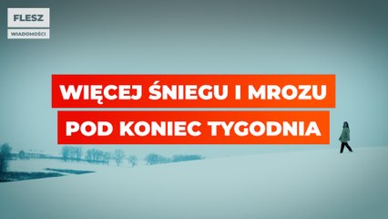 Więcej śniegu i mrozu pod koniec tygodnia