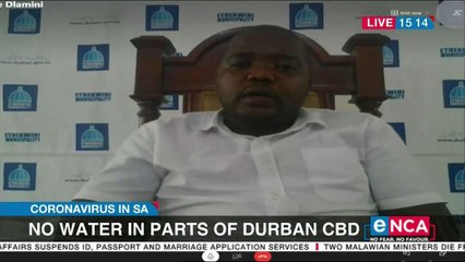 No water in parts of Durban CBD