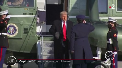 Etats-Unis : Donald Trump nie toute responsabilité dans l'assaut du Capitole