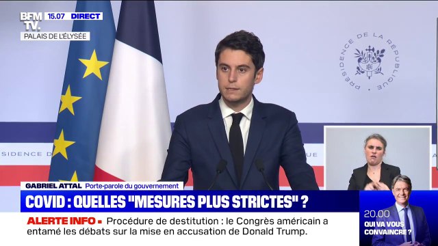 Gabriel Attal: Hier, près de 200.000 Français ont été vaccinés (...) Le vaccin ne fera pas disparaître le virus comme par magie