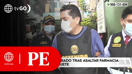 Sujeto fue capturado tras asaltar farmacia con arma de juguete | Primera Edición