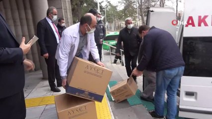 Kayseri'de koronavirüs aşıları hastanelere dağıtılmaya başlandı