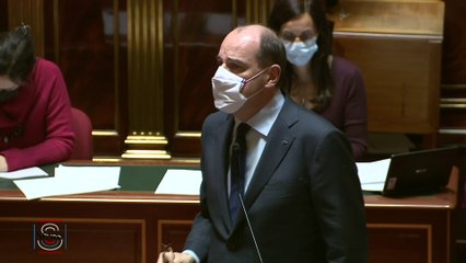 Jean Castex sur la stratégie vaccinale: "On ne juge pas un match de 90 minutes à la deuxième seconde"