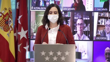 Ayuso presenta la nueva Factoría Digital