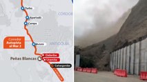 Vía Medellín – Urabá continúa cerrada por derrumbe