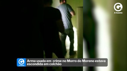 Arma usada em  crime no Morro do Moreno estava escondida em colchão