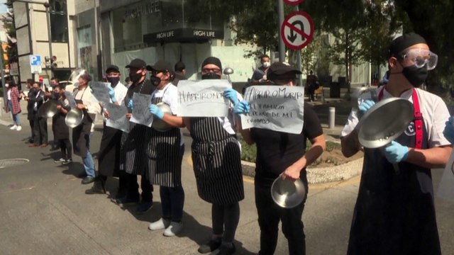 Protestas de la hostelería en México