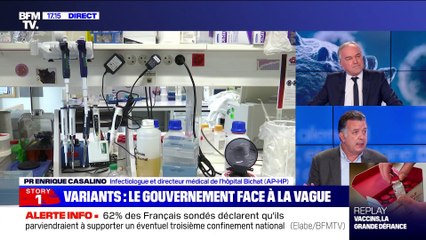 Story 1 : Le gouvernement face à la vague des variants du Covid-19 - 13/01