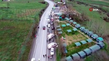 İstanbul'da hareketli saatler... 'Helikopter düştü' ihbarı ekipler alarma geçti