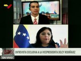 Vicepdta. Rodríguez: Imperio estadounidense hace sufrir al pueblo venezolano con las sanciones
