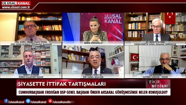 DSP Genel Başkanı Aksakal Cumhurbaşkanı Erdoğan ile yaptığı görüşmenin ayrıntılarını Ulusal Kanal'da anlattı
