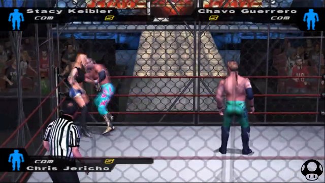 Here Comes the Pain Stacy Keibler vs Chavo Guerrero vs Chris Jericho