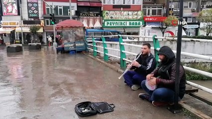 Zonguldak'ta yağış etkili oldu