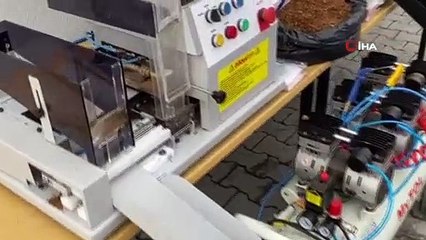 Erzincan’da kaçak sigara yapımında kullanılan malzemeler ele geçirildi