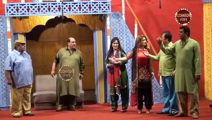 Agha Majid and Sumbal Khan Stage Drama Chal Mera Putt Full Comedy Clip 2021