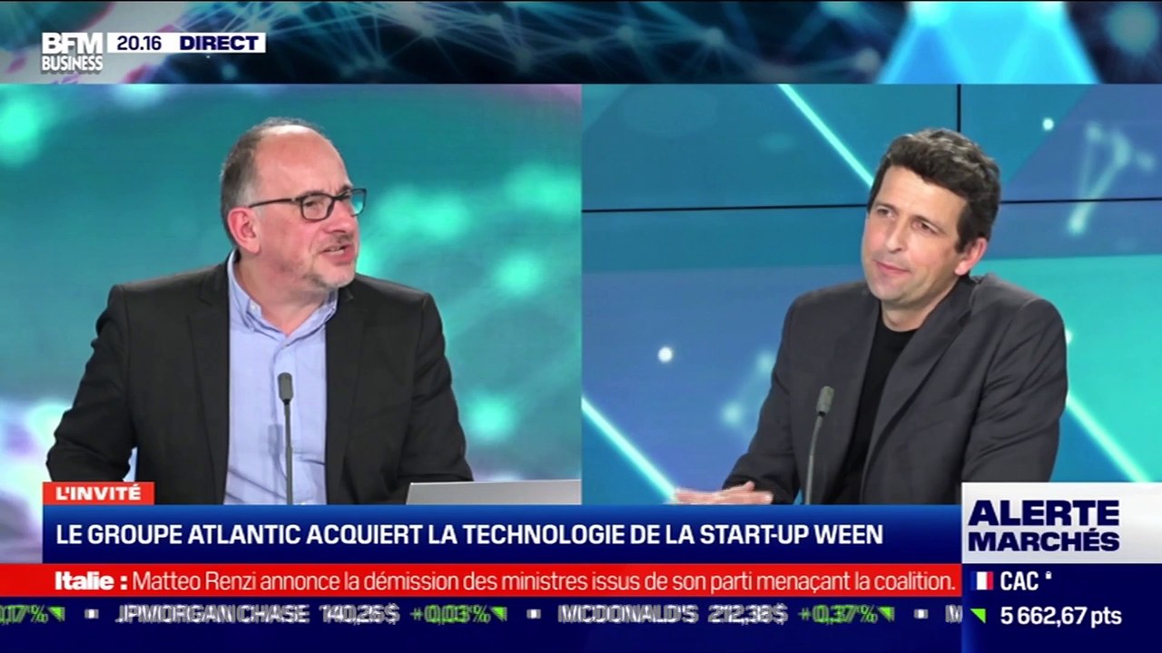 Jean-Laurent Schaub (Ween) : Le groupe Atlantic acquiert la technologie de la start-up Ween - 13/01