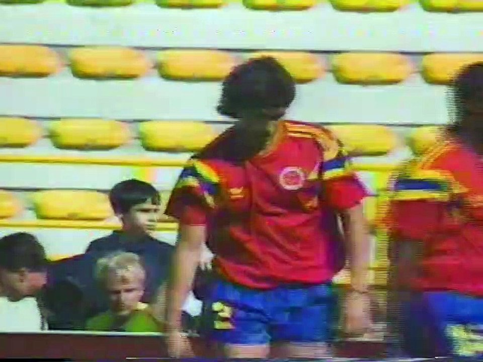 Colombia vs EAU. Mundial Italia 1990. Primer tiempo