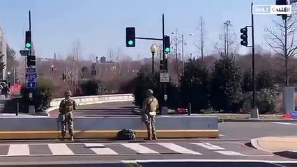 Tens of thousands of military in Washington