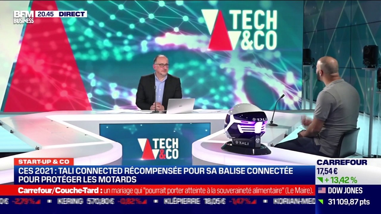 Start up & co : Tali Connected récompensée pour sa balise connectée pour protéger les motards au CES 2021 - 13/01