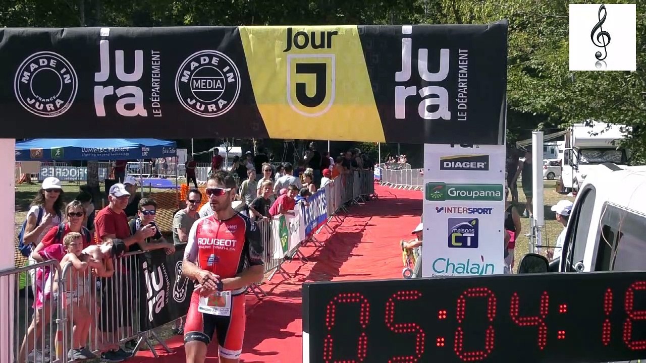 Triathlon de Vouglans Jura 2018 : Arrivées Féminines