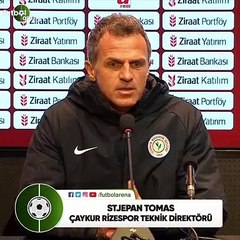 Stjepan Tomas: "İyi bir performans ortaya koyduk"