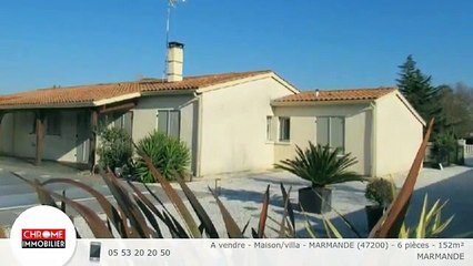 A vendre - Maison/villa - MARMANDE (47200) - 6 pièces - 152m²