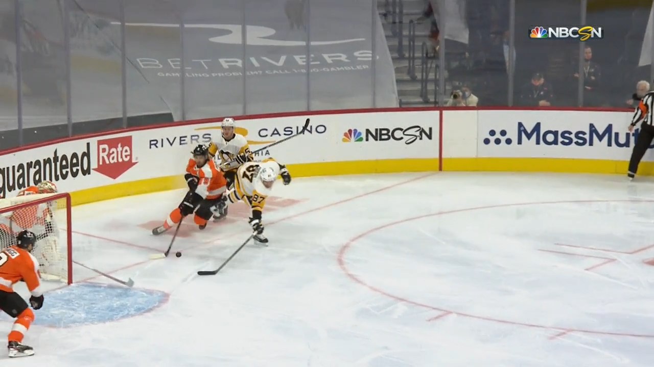 Sidney Crosby nets PPG on turnover