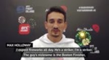 Holloway tells fans to 'expect fireworks' against Kattar on Fight Island