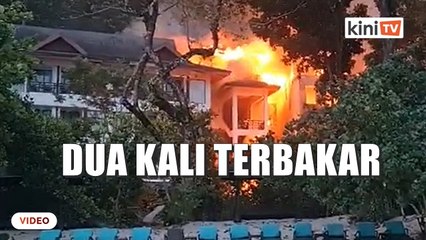 Bangunan di Resort The Andaman musnah terbakar dua kali