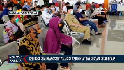 Pesan Hoaks Penumpang Sriwijaya Air SJ-182 Ditemukan Beredar di Whatsapp