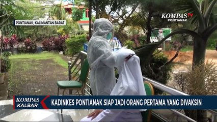 Vaksinasi Dimulai Hari Ini, Kepala Dinkes Pontianak Siap Divaksin Pertama
