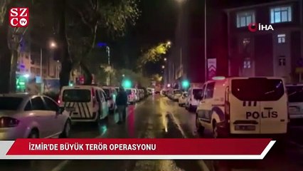 İzmir merkezli 12 ilde büyük terör operasyonu: 48 gözaltı