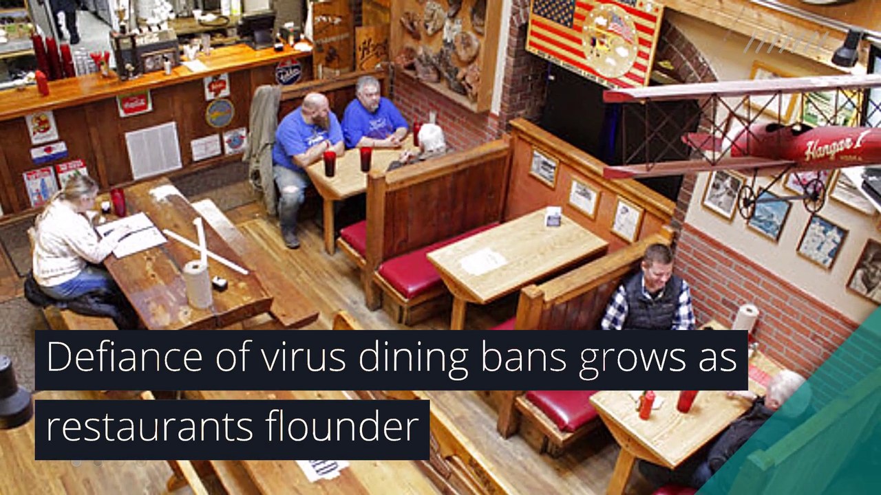 Defiance of virus dining bans grows as restaurants flounder, and other top stories in health from January 14, 2021.