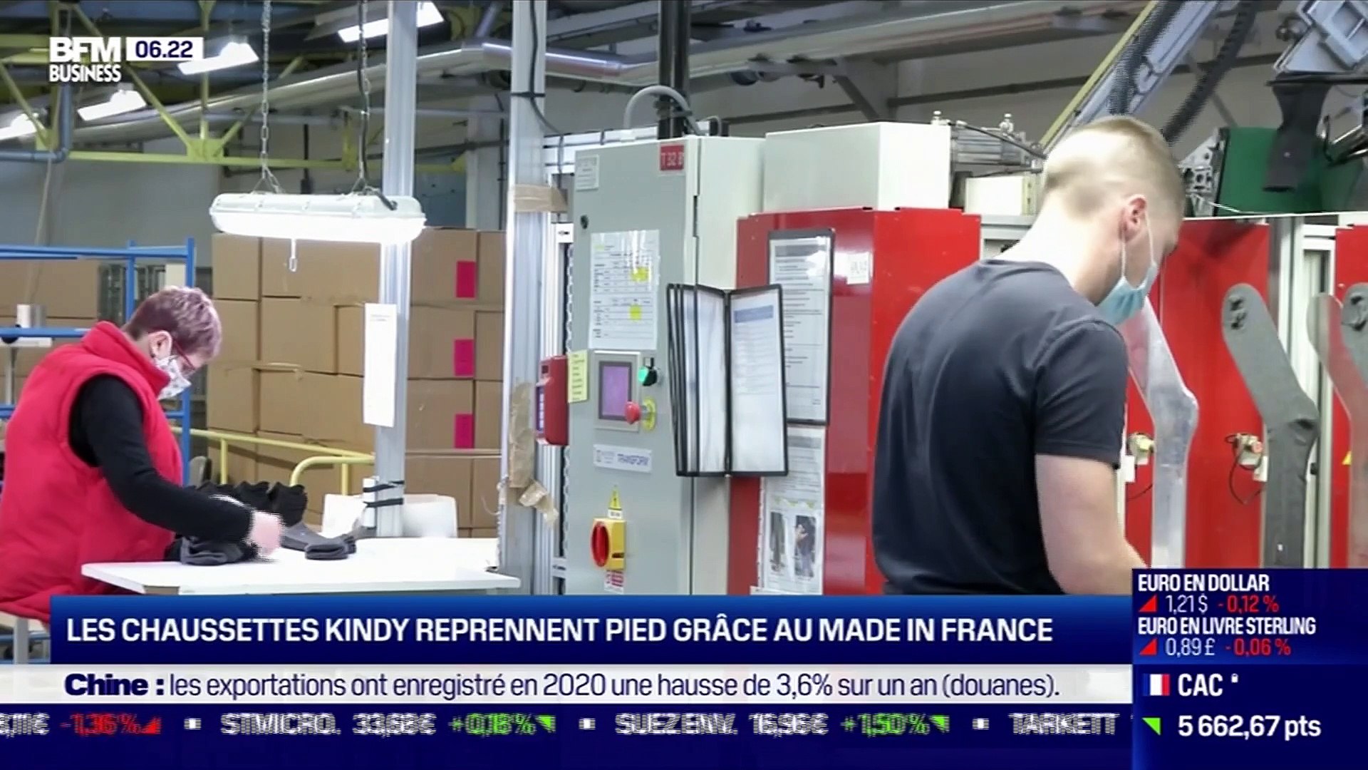 La France qui résiste : Les chaussettes Kindy reprennent pied grâce au Made  in France, par Paul Marion - 14/01 - Vidéo Dailymotion