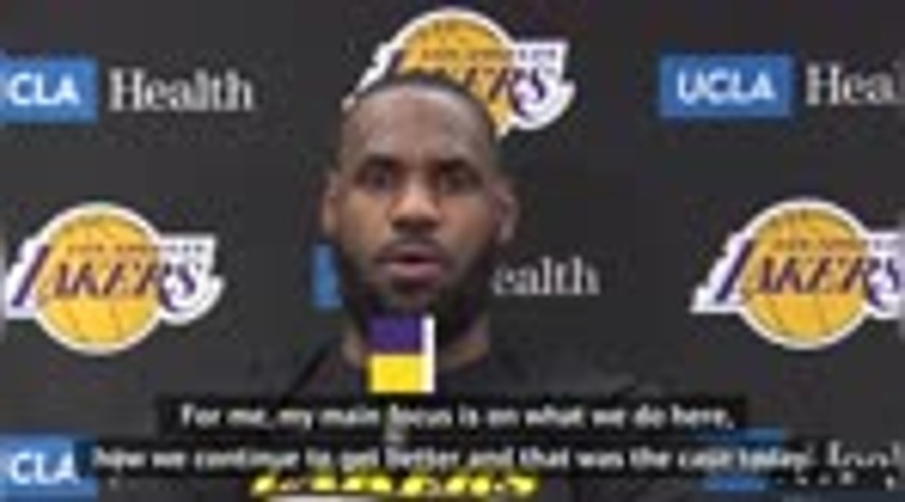 LeBron not losing focus over Harden trade