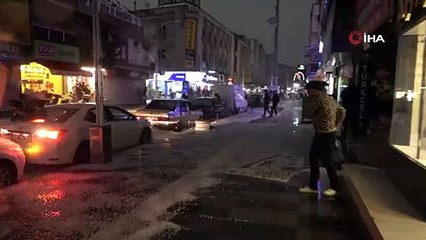 Mersin'de ceviz büyüklüğünde dolu yağdı
