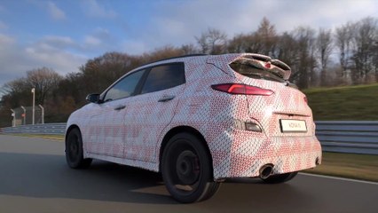 Hyundai Kona N Prototype Driving Video