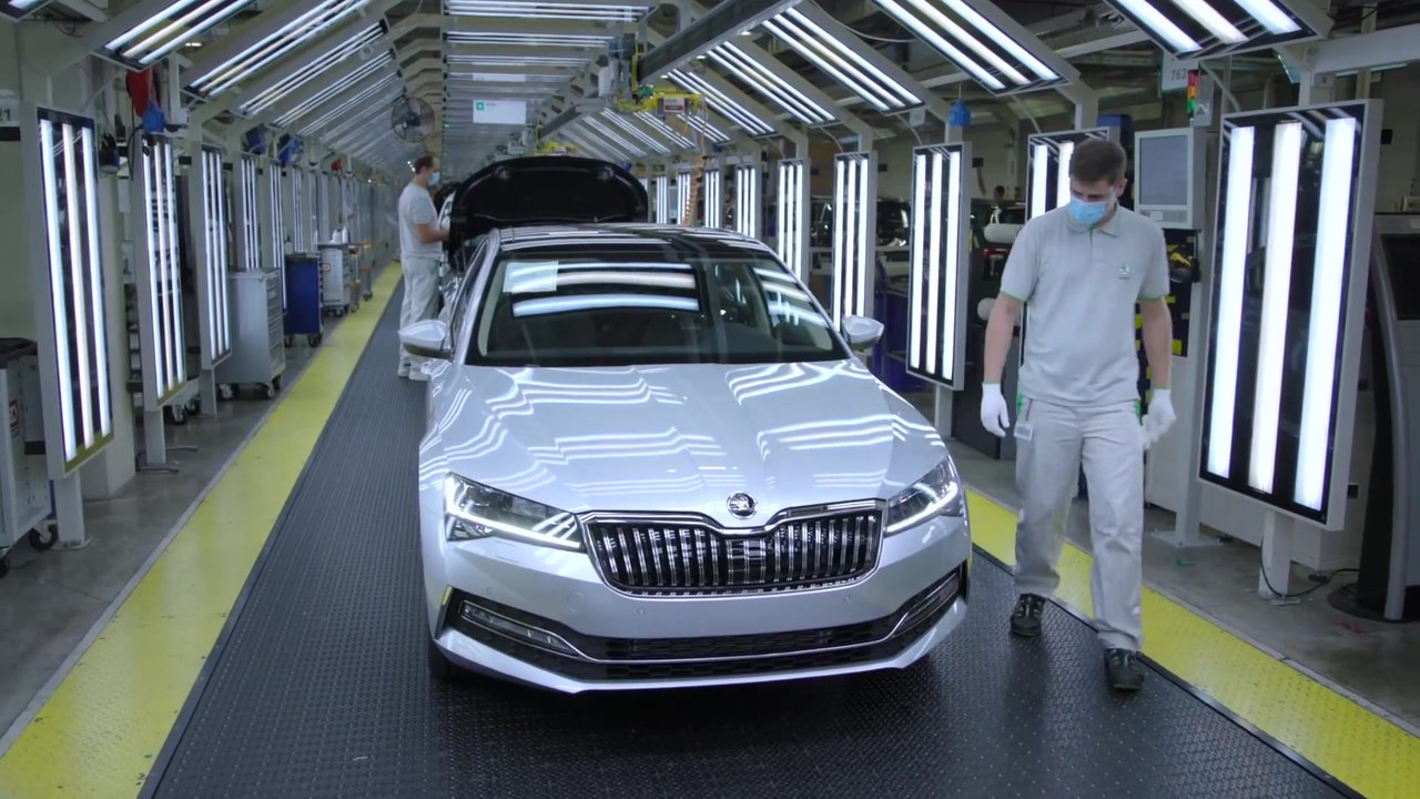 Production at the state-of-the-art ŠKODA AUTO Kvasiny plant