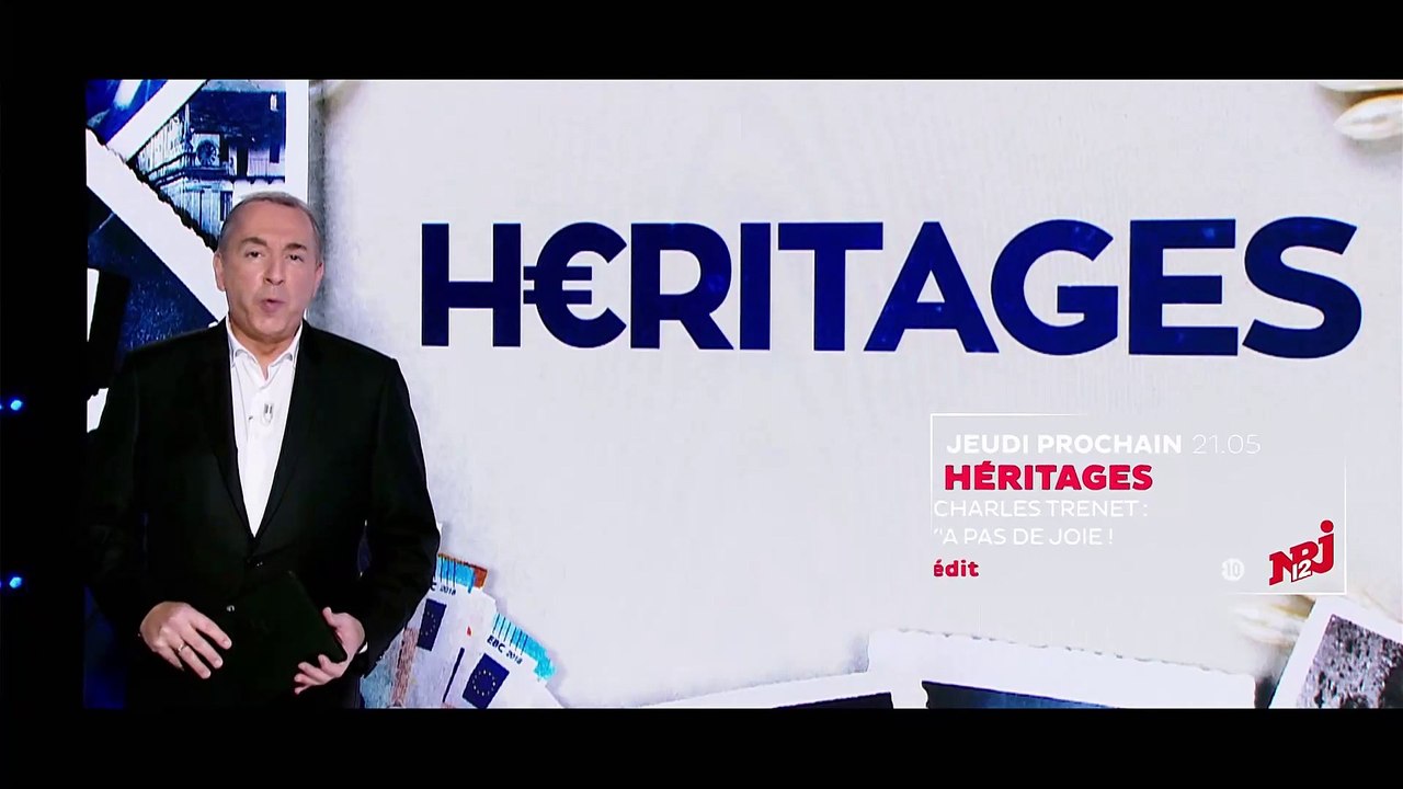 Témoignage exclusif et révélations sur l'héritage de Charles Trenet, ce soir, à 21h05 sur NRJ12 dans Héritages présenté par Jean-Marc Morandini