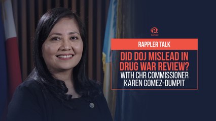Rappler Talk: Did the DOJ mislead in drug war review?