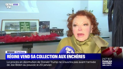 Régine met en vente une partie sa collection aux enchères