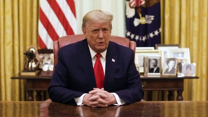 Trump condena la violencia del Capitolio pero no menciona el 'impeachment'