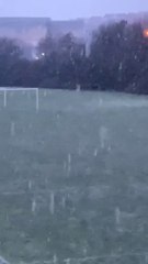 Snow falling in the S60 area